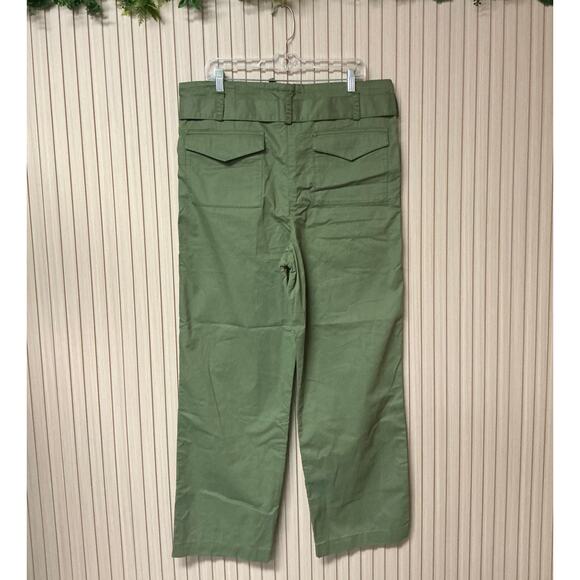 Maje Khaki Multi-Pocket Cotton Cargo Pants Women’s Size 40 EU / US L - Picture 2 of 5
